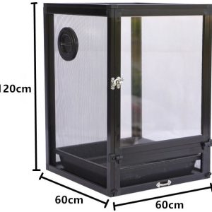 Terrario de malla 120×60×60 cm – máxima ventilación y fácil limpieza