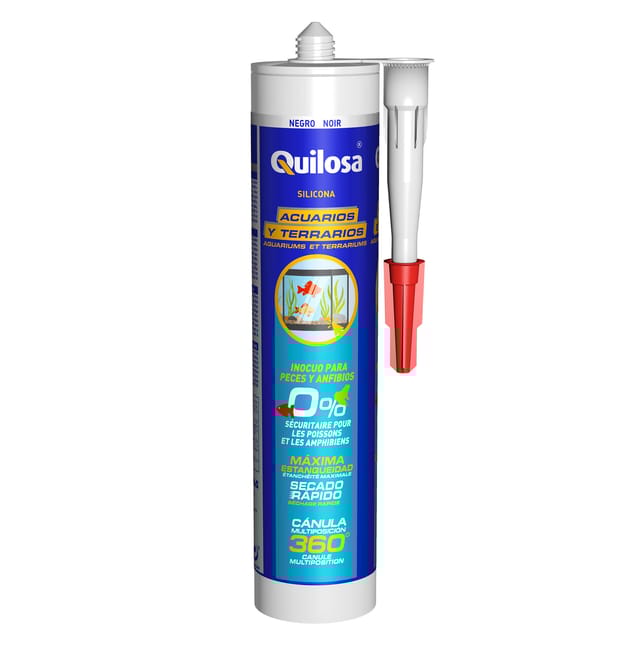 Silicona Transparente para Acuarios y Terrarios – No Tóxica e Inocua