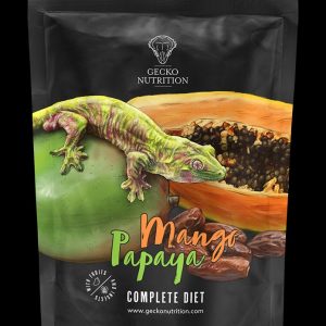 Gecko Nutrition Mango y Papaya 50 g – Dieta Completa para Reptiles Frugívoros