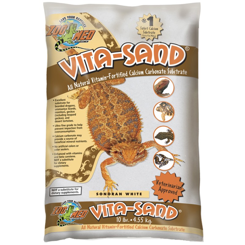 Arena Calcica para Reptiles Blanca – Sustrato Seguro y Nutritivo 4,55 KG